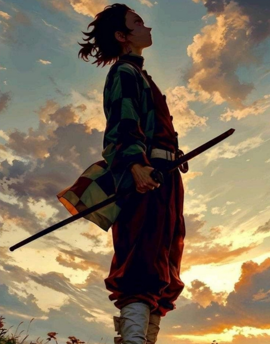 Demon Slayer Sky Is The Limit – Anime Paint By Numbers Kit