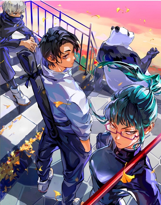 Jujutsu Kaisen Art - Anime Paint By Numbers Kit