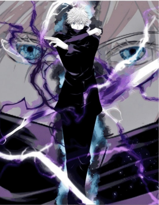 Jujutsu Kaisen Gojo Eyes - Anime Paint By Numbers Kit