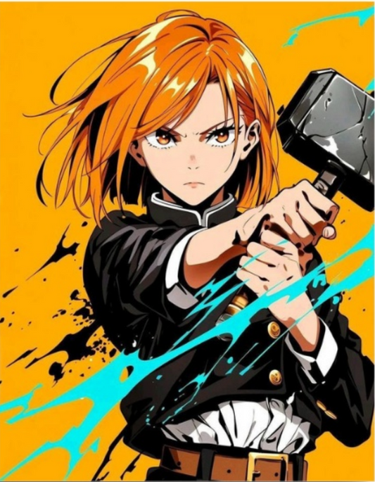 Jujutsu Kaisen Nobara’s Strike – Anime Paint By Numbers Kit