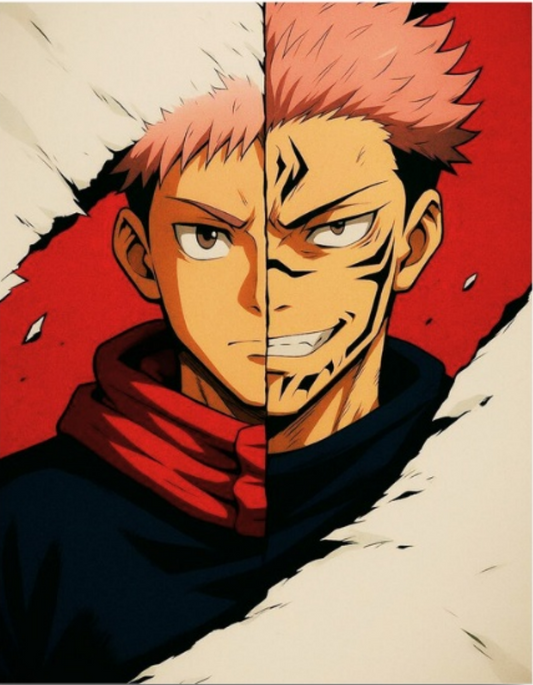 Jujutsu Kaisen Yuji vs Sukuna – Anime Paint By Numbers Kit