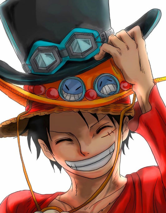 One Piece Luffy - Anime Paint By Numbers Kit