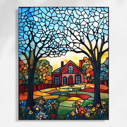 Tranquil Twilight Lane