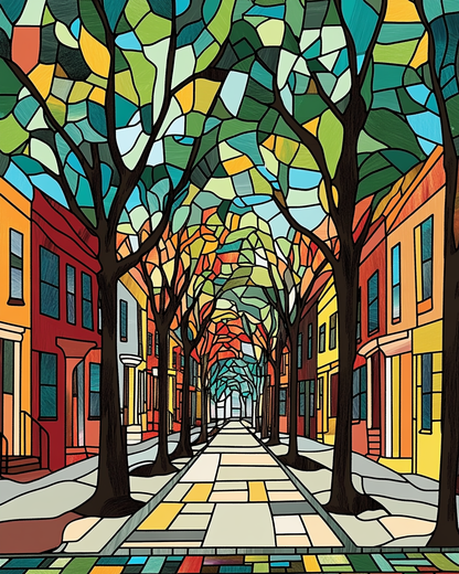 Alley of Urban Greenery