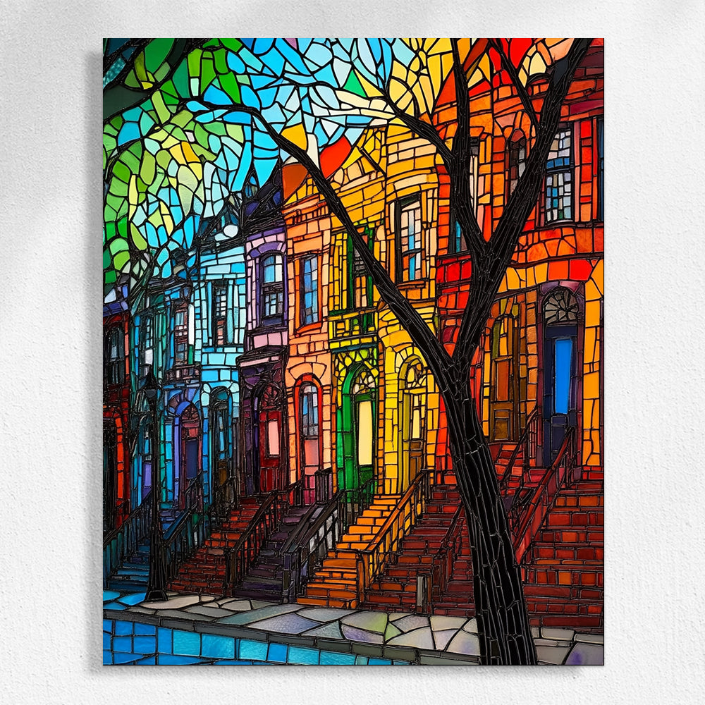 Urban Mosaic - Inspired Streetscape