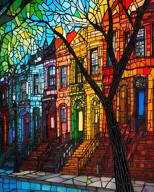 Urban Mosaic - Inspired Streetscape