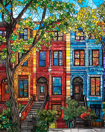 Stained - glass Windows of the City