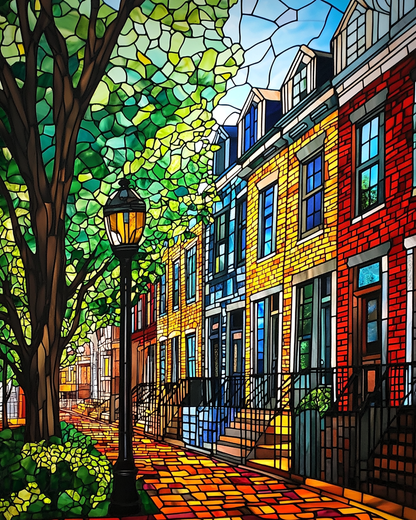 Sun - lit Mansion in Greenery