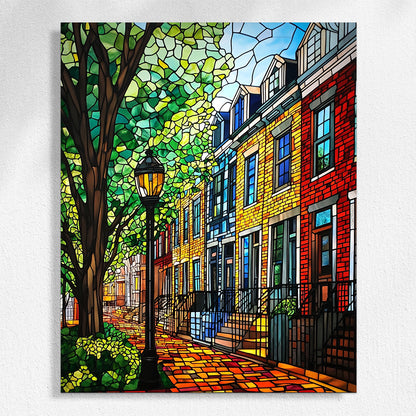 Sun - lit Mansion in Greenery