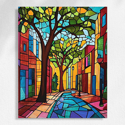 Vibrant Alleyway Artistry