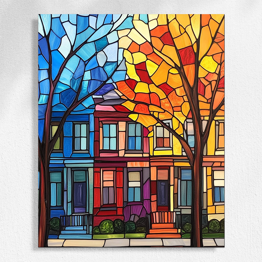 Artistic Residential Scene