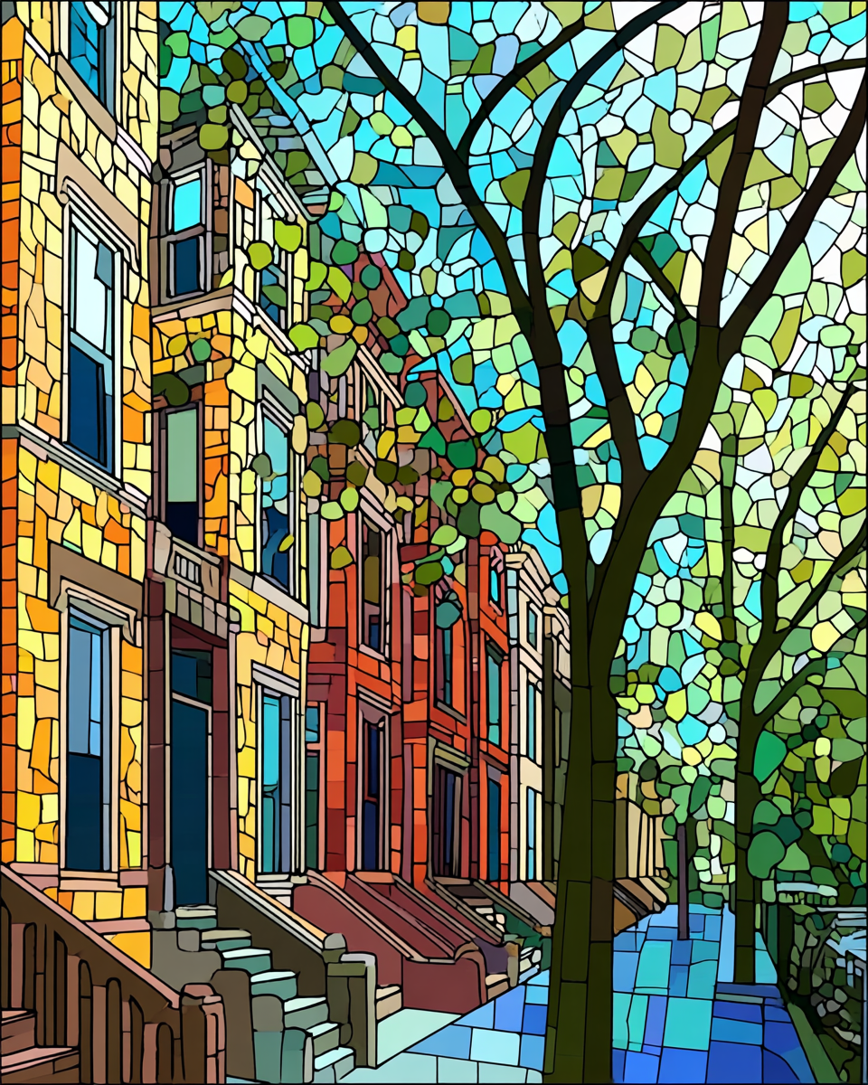 Stained Light Street