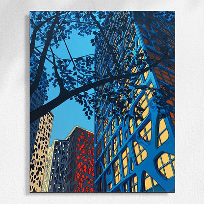 Ice Blue Melancholy Moment