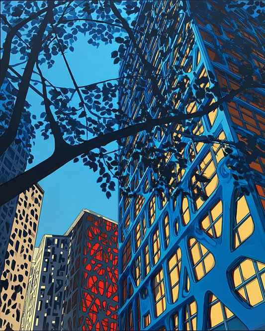 Ice Blue Melancholy Moment