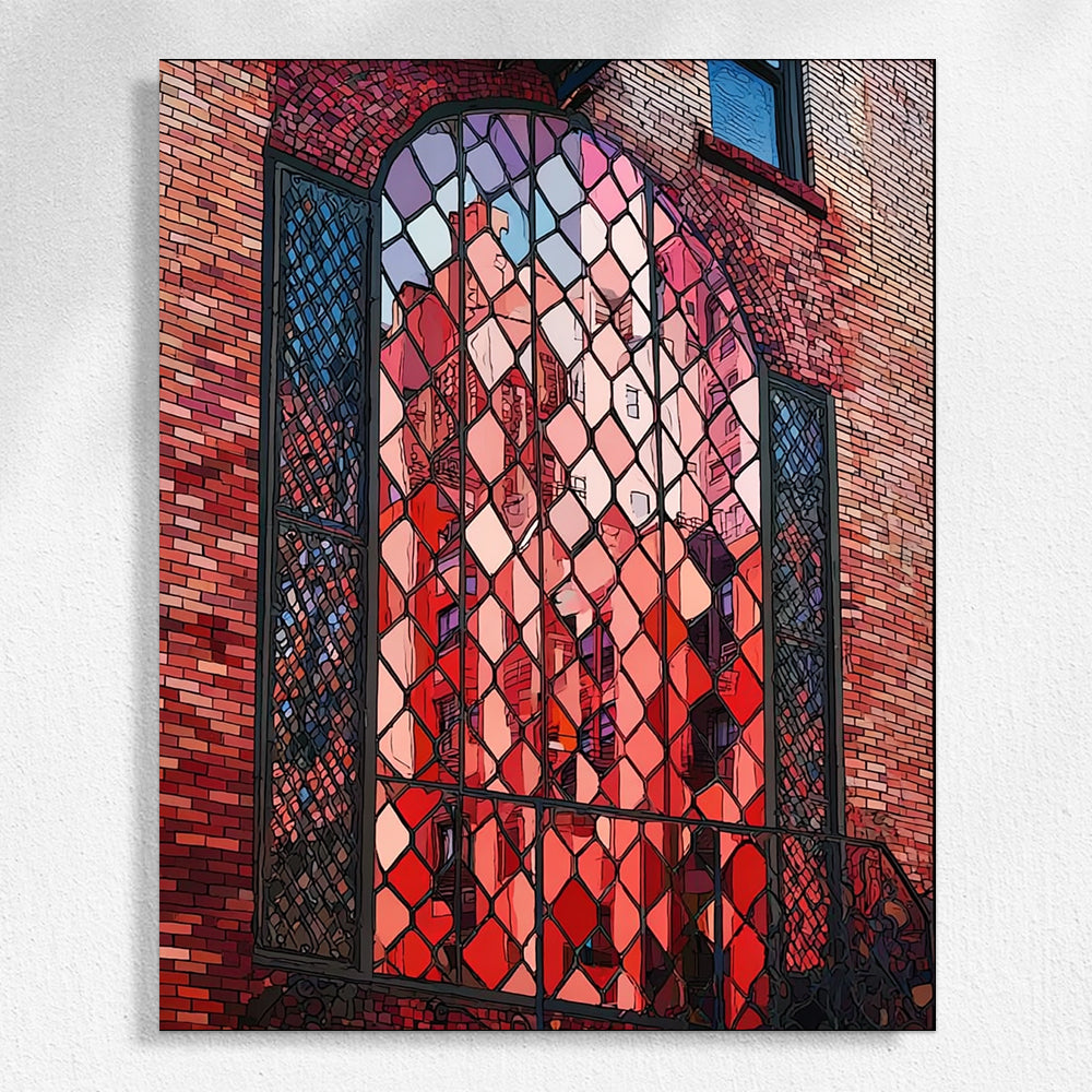 Reflections in Crimson