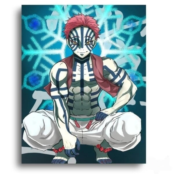 Demon Slayer Akaza – Anime Paint By Numbers Kit