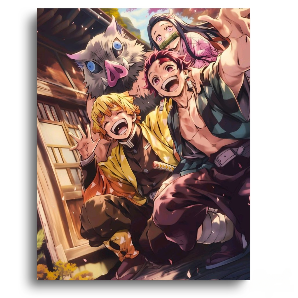 Demon Slayer Happy as Never – Anime Paint By Numbers Kit