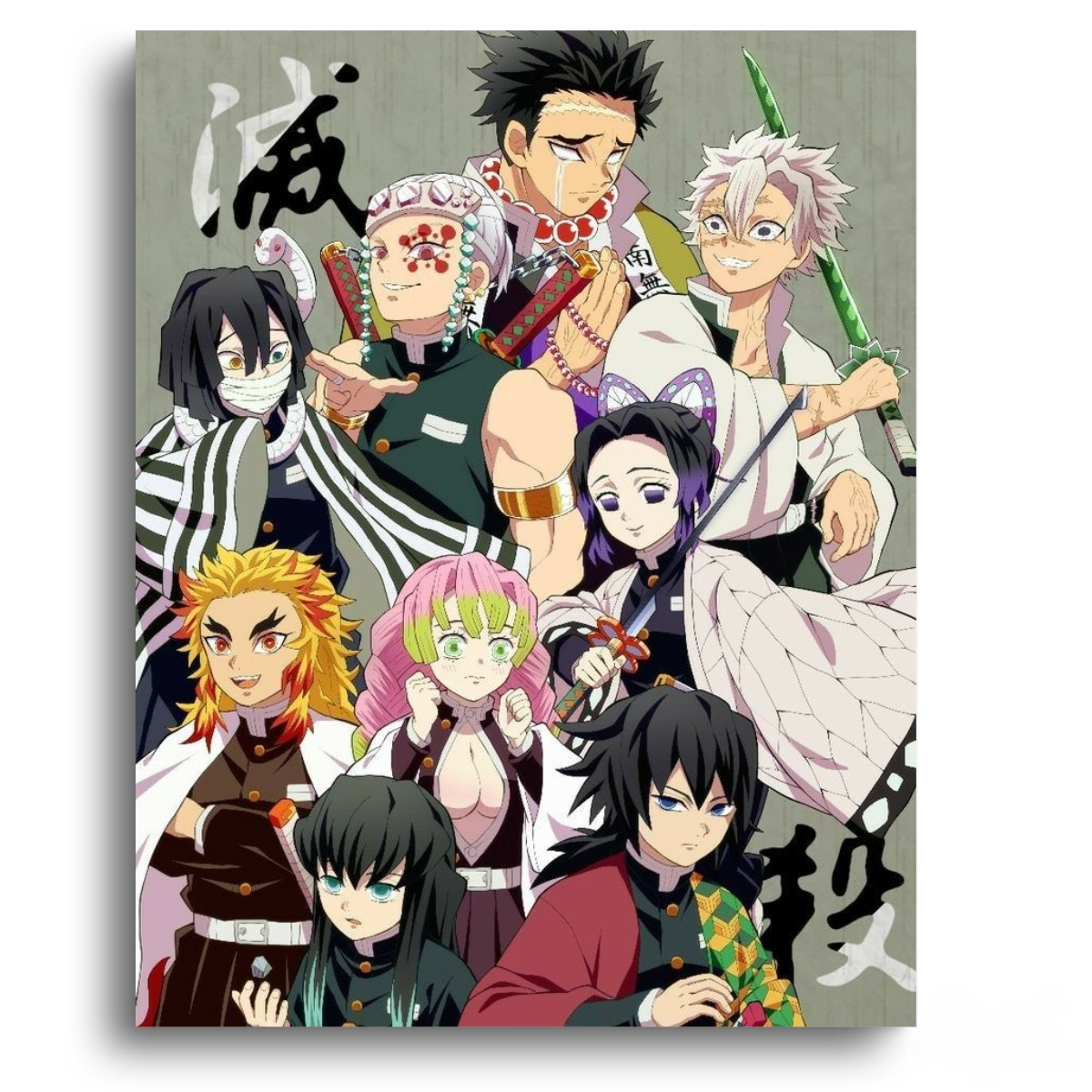 Demon Slayer Hashira Crow – Anime Paint By Numbers Kit