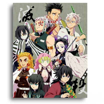 Demon Slayer Hashira Crow – Anime Paint By Numbers Kit