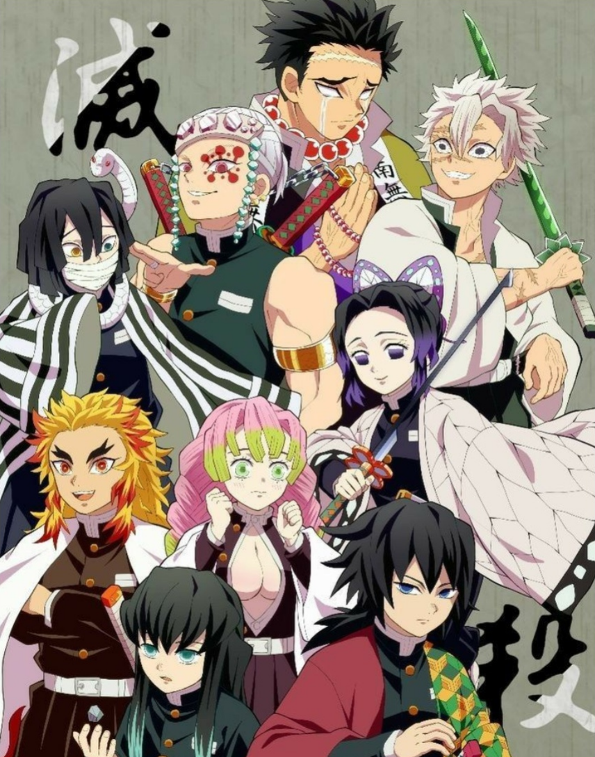 Demon Slayer Hashira Crow – Anime Paint By Numbers Kit