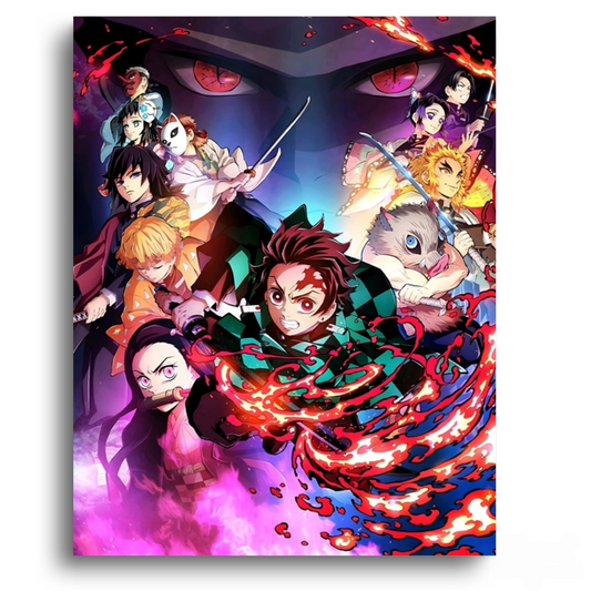 Demon Slayer Hashira – Anime Paint By Numbers Kit