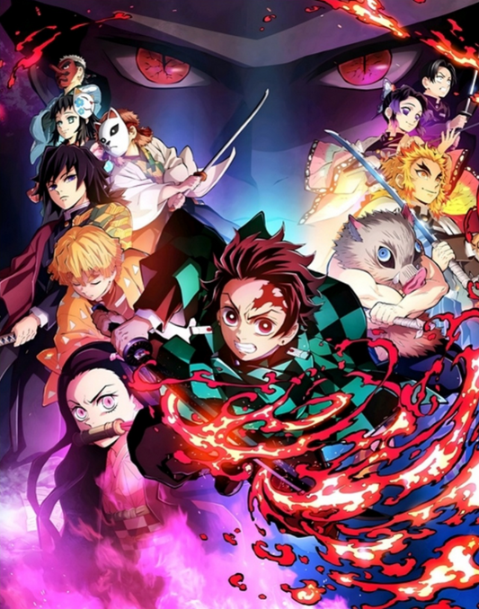 Demon Slayer Hashira – Anime Paint By Numbers Kit