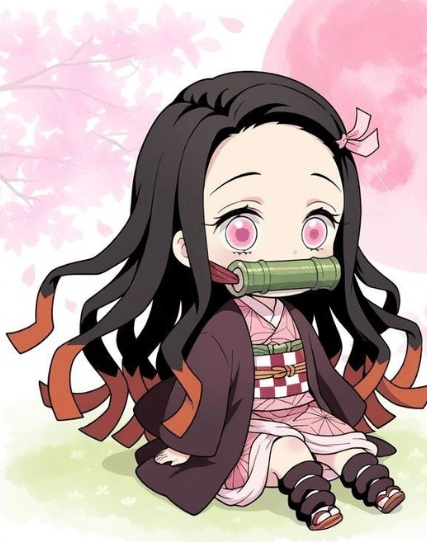 Demon Slayer Nezuko Kamado Pocket Edition – Anime Paint By Numbers Kit