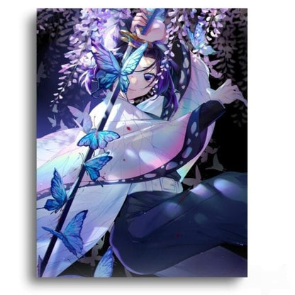 Demon Slayer Shinobu Art Of Fight – Anime Paint By Numbers Kit