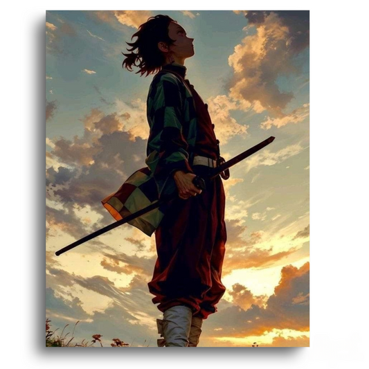 Demon Slayer Sky Is The Limit – Anime Paint By Numbers Kit