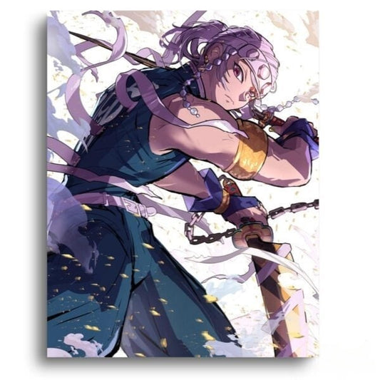 Demon Slayer Tengen Uzui Sound Breathing – Anime Paint By Numbers Kit