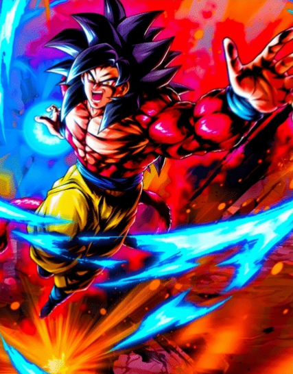 Dragon Ball Z: Goku Super Saiyan 4 – Anime Paint By Numbers Kit