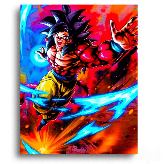 Dragon Ball Z: Goku Super Saiyan 4 – Anime Paint By Numbers Kit