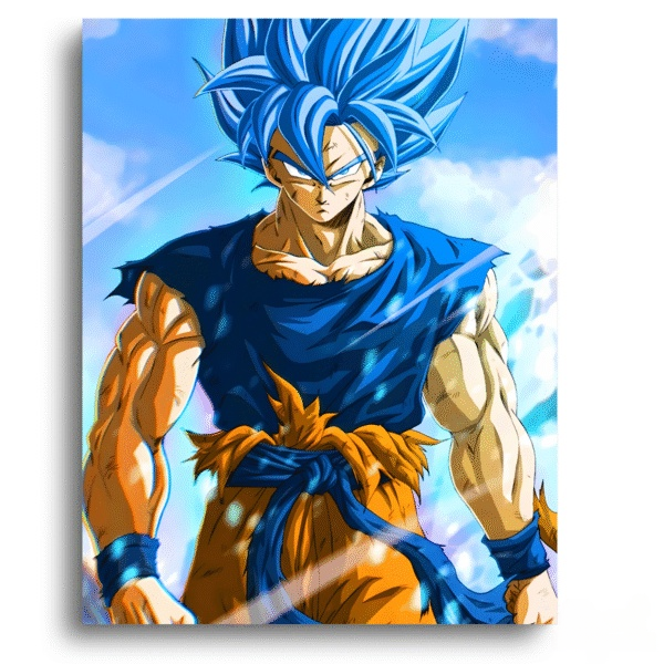 Dragon Ball Z: Goku Super Saiyan Blue – Anime Paint By Numbers Kit