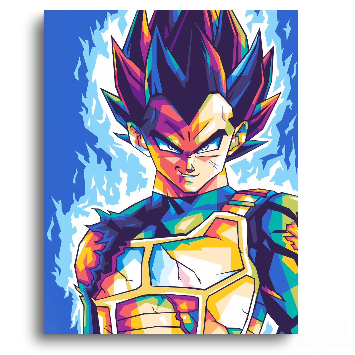 Dragon Ball Z: Vegeta Pop Art – Anime Diamond Painting
