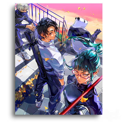 Jujutsu Kaisen Art - Anime Paint By Numbers Kit