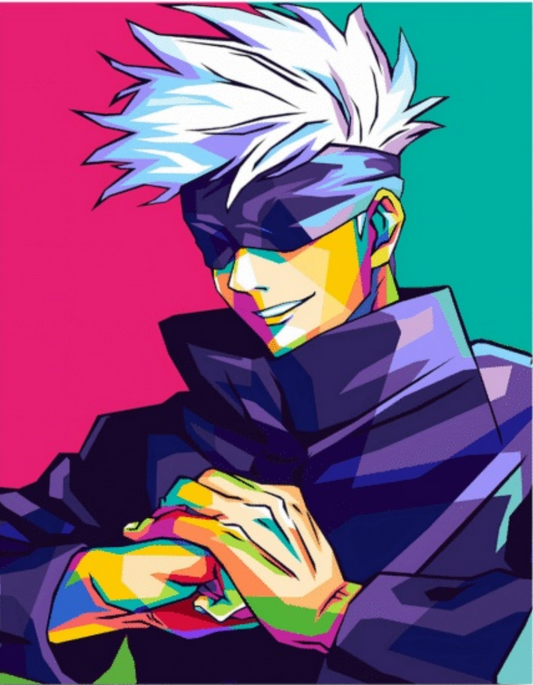 Jujutsu Kaisen Gojo - Anime Paint By Numbers Kit