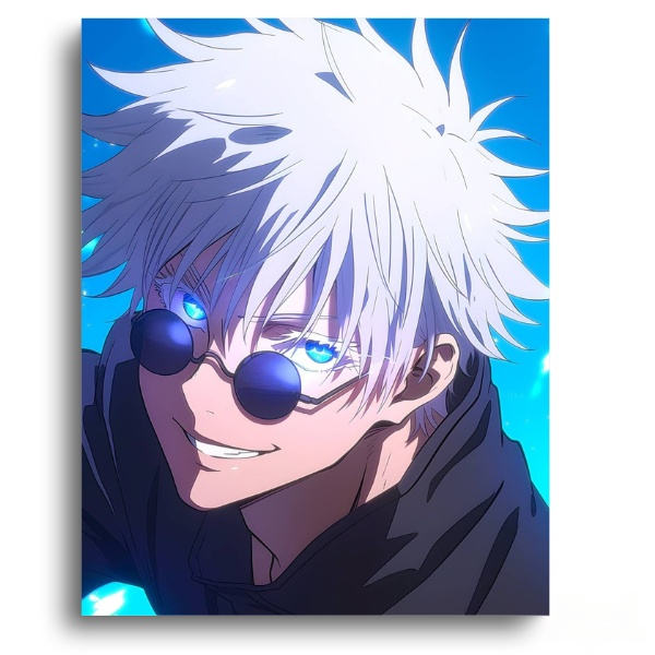 Jujutsu Kaisen Gojo Cool Confidence - Anime Paint By Numbers Kit