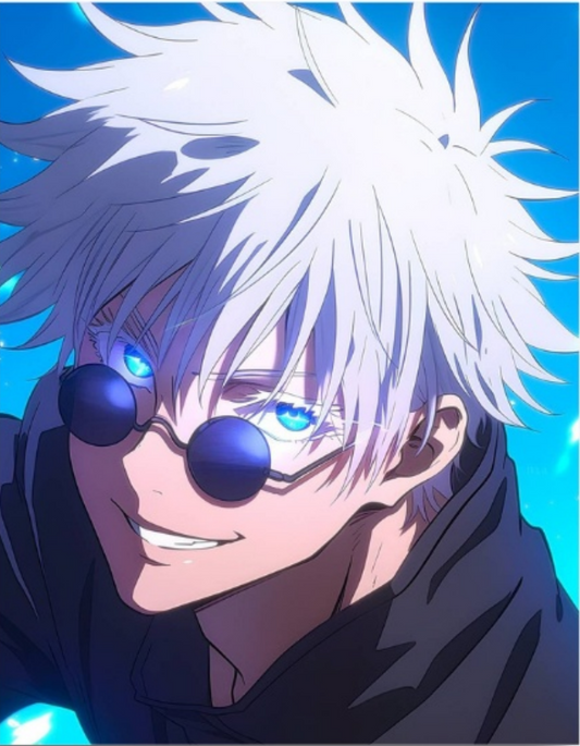 Jujutsu Kaisen Gojo Cool Confidence - Anime Paint By Numbers Kit