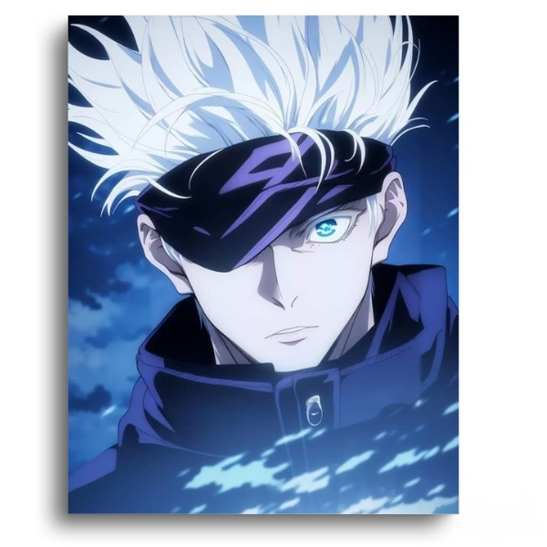 Jujutsu Kaisen Gojo Silent Power - Anime Paint By Numbers Kit