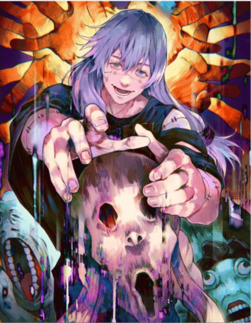 Jujutsu Kaisen Mahito - Anime Paint By Numbers Kit