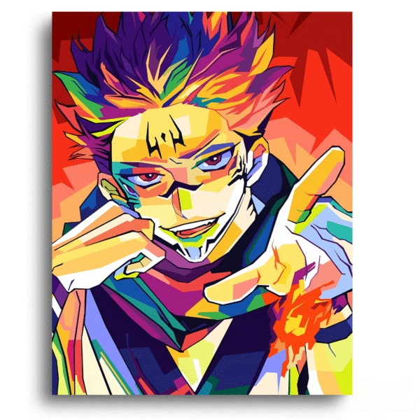 Jujutsu Kaisen Sukuna Ryomen - Anime Paint By Numbers Kit
