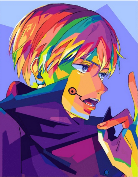 Jujutsu Kaisen Toge Inumaki - Anime Paint By Numbers Kit