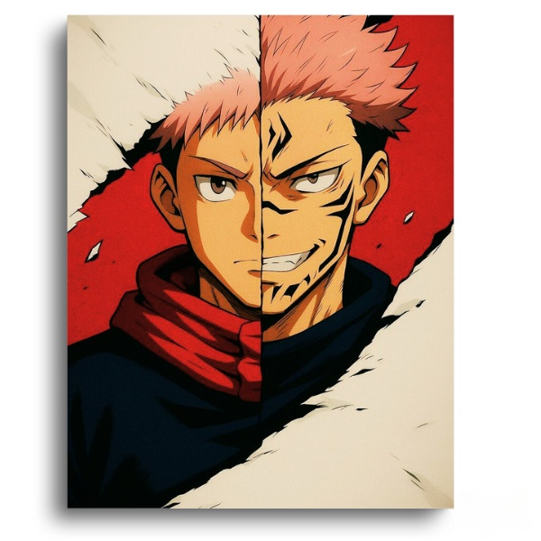 Jujutsu Kaisen Yuji vs Sukuna – Anime Paint By Numbers Kit
