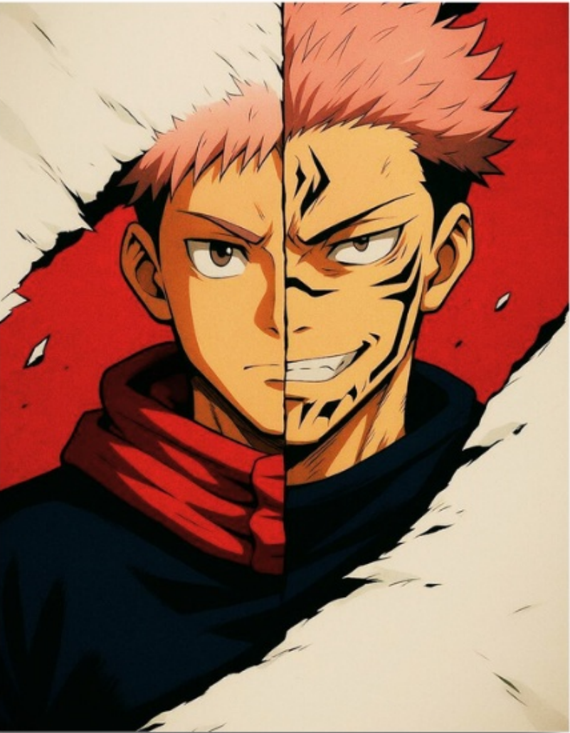 Jujutsu Kaisen Yuji vs Sukuna – Anime Paint By Numbers Kit
