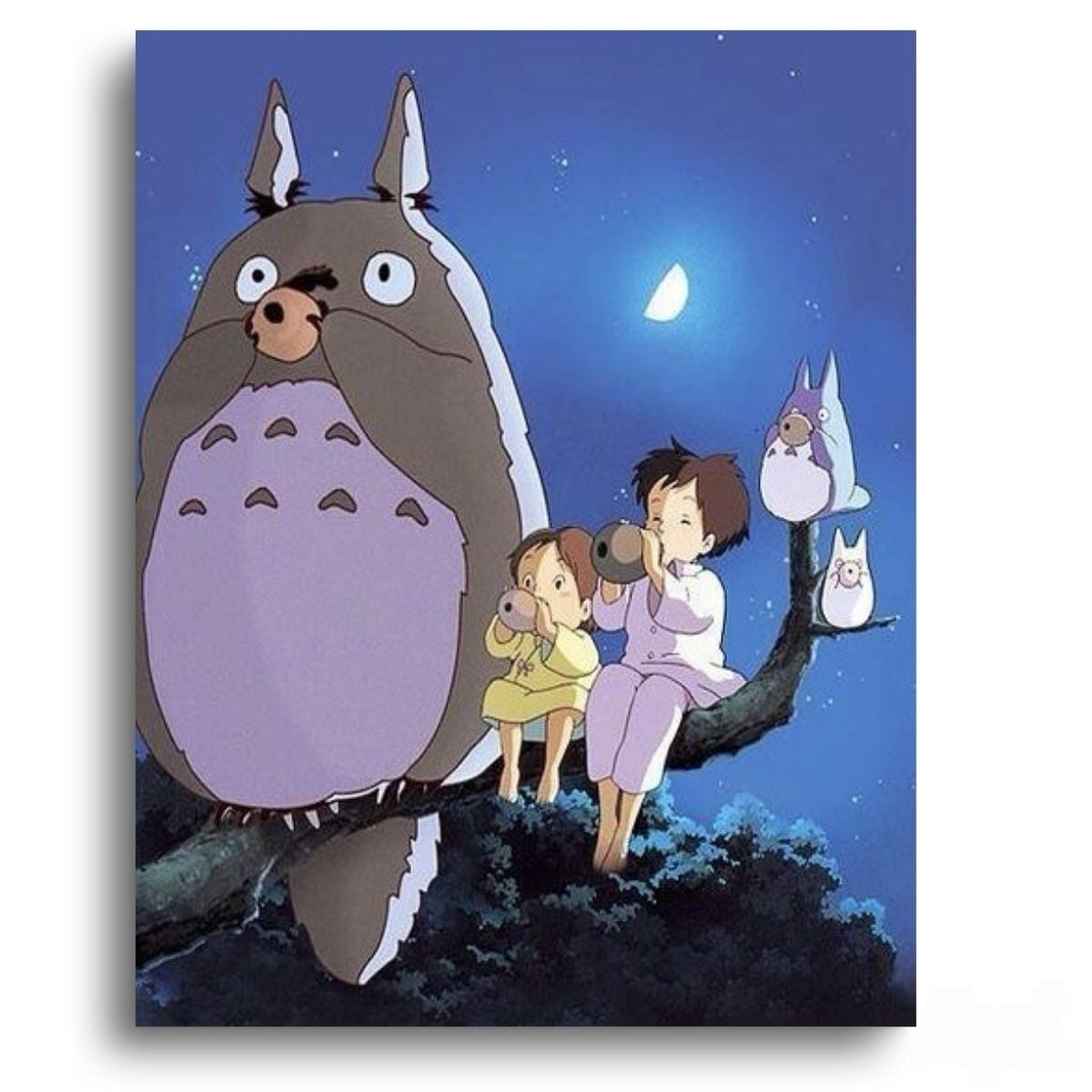 My Neighbor Totoro Tree Climbing - Anime Paint By Numbers Kit