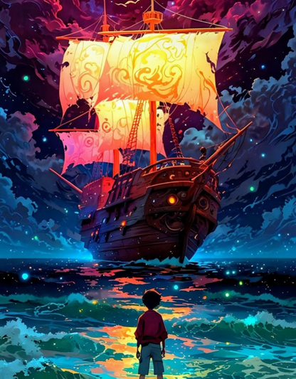 One Piece Every Pirate Dream - Anime Diamond Painting
