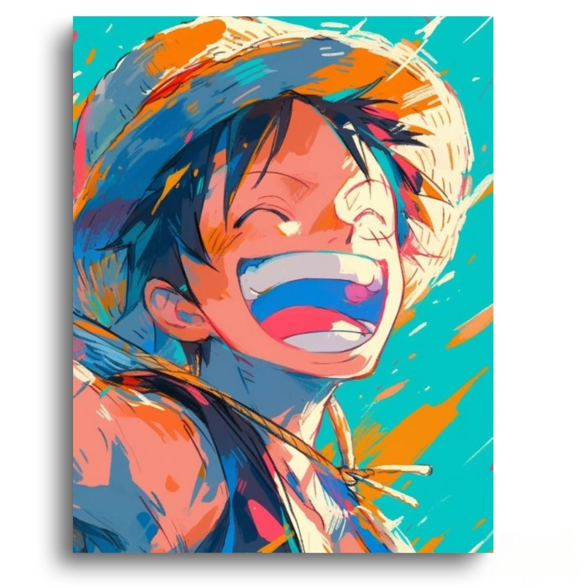 One Piece Happy Time - Anime Paint By Numbers Kit