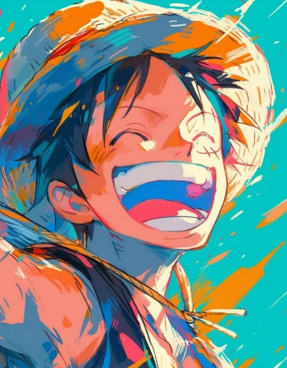 One Piece Happy Time - Anime Paint By Numbers Kit