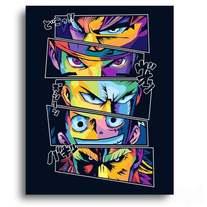 One Piece Hero Eyes - Anime Paint By Numbers Kit