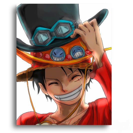 One Piece Luffy - Anime Paint By Numbers Kit